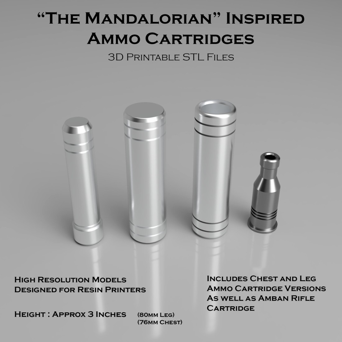 Mandalorian Ammo Cartridges