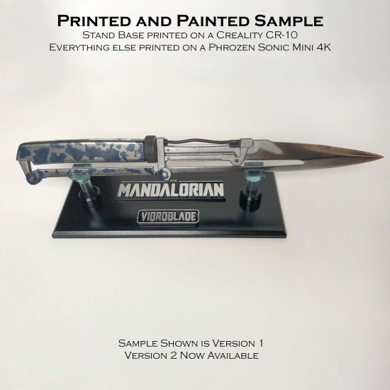 The Mandalorian Inspired Vibroblade STL Files for 3D Printing