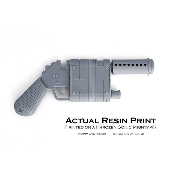Rey Inspired Blaster from The Force Awakens STL Files for 3D Printing
